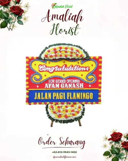 Sewa Papan Bunga Pantoloan Boya